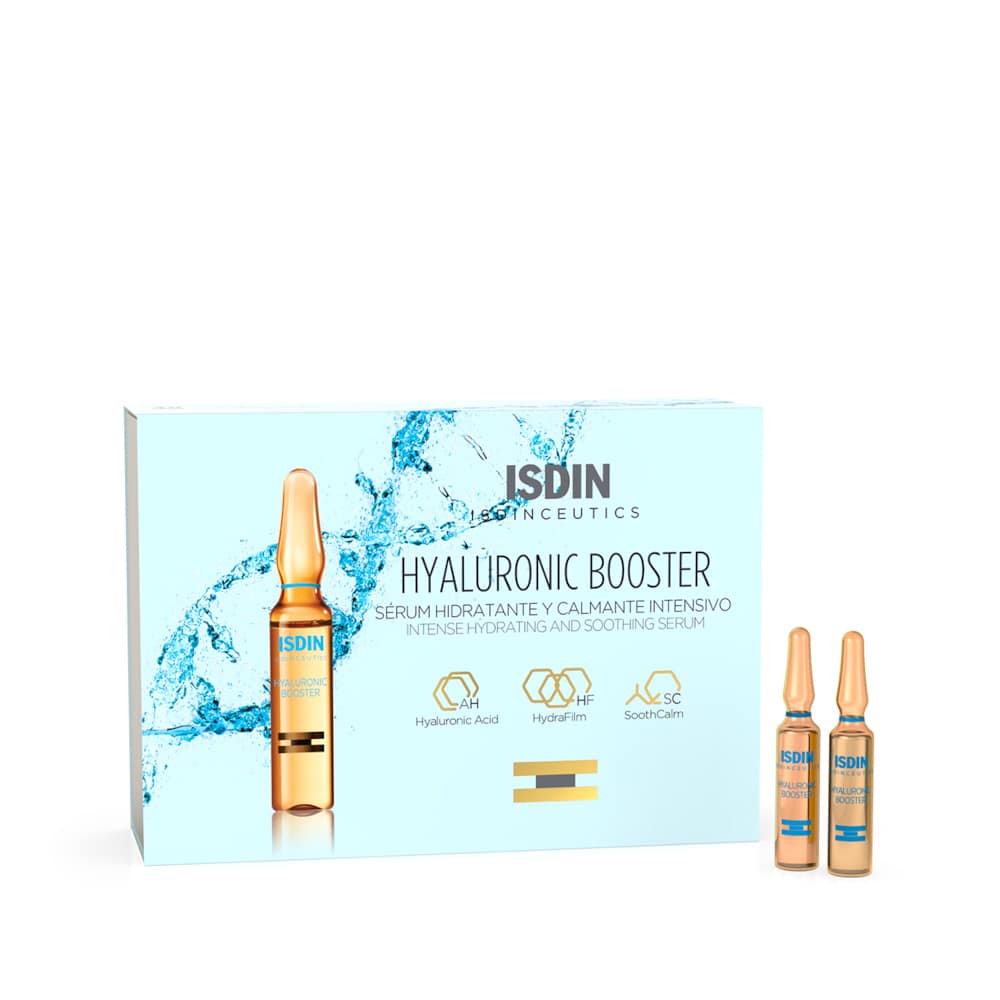 Isdinceutis Hyaluronic Booster Feuchtigkeitsserum Ampullen 10X2 ml Ampullen