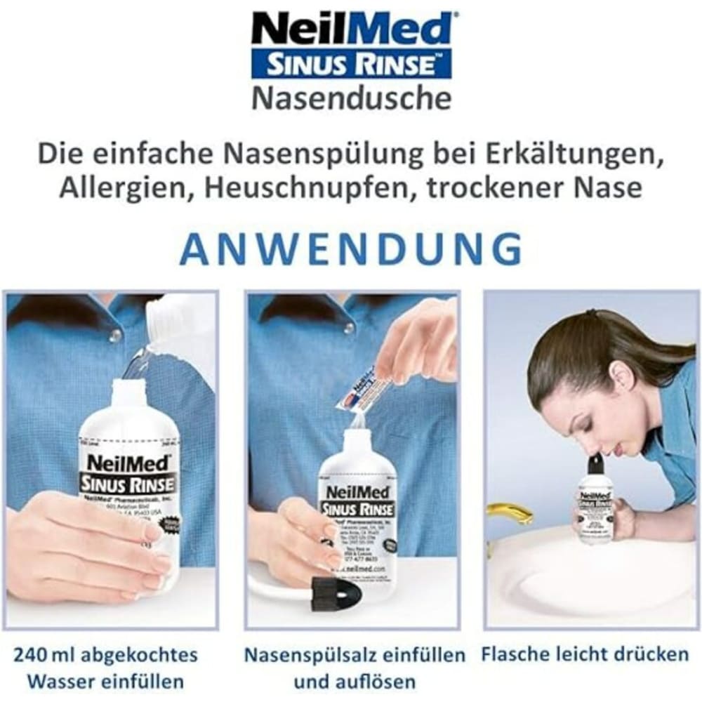 NeilMed Sinus Rinse Nachfüllpack mit 60 Salzbeuteln 60X2.4 g Salz