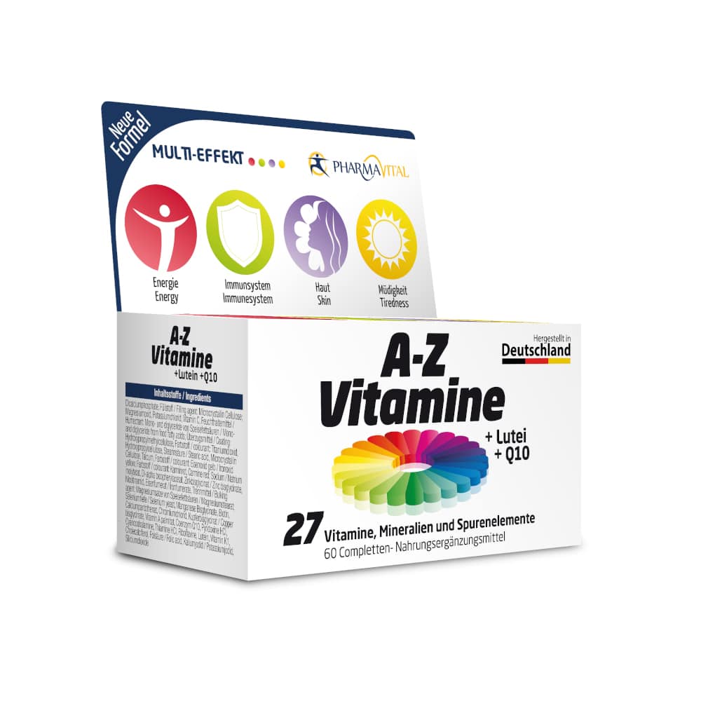 PHARMAVITAL A-Z Vitamine+Lutein+Q10 60 St Tabletten 60 g