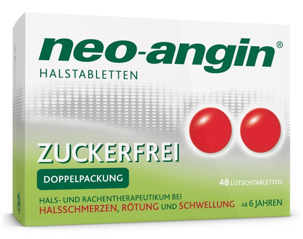 neo-angin HALSTABLETTEN ZUCKERFREI 48 St Lutschtabletten