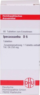 IPECACUANHA D 6 Tabletten 80 St Tabletten