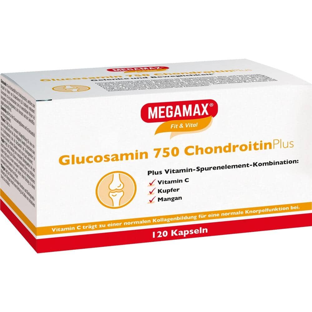 GLUCOSAMIN 750 Chondroitin Plus Megamax Kapseln 120 St Kapseln