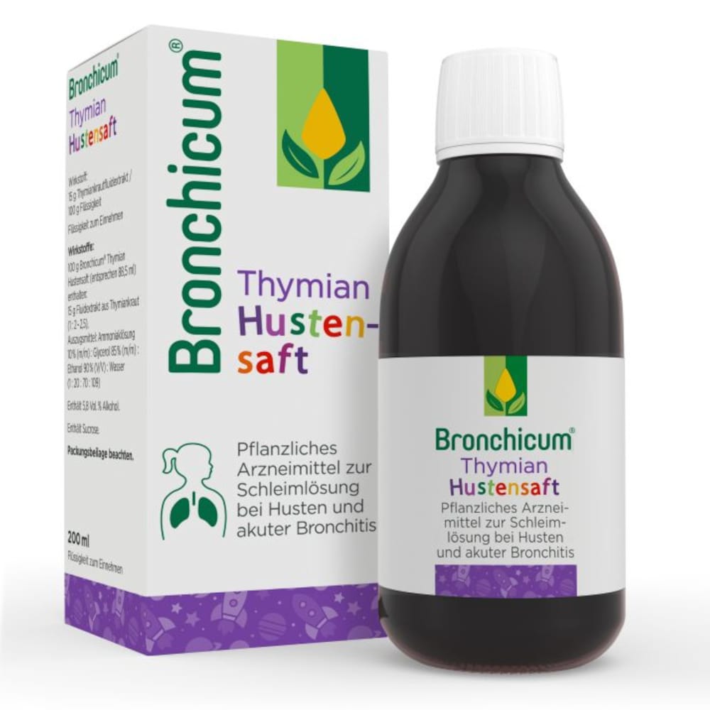 Bronchicum Thymian Hustensaft 200 ml Saft