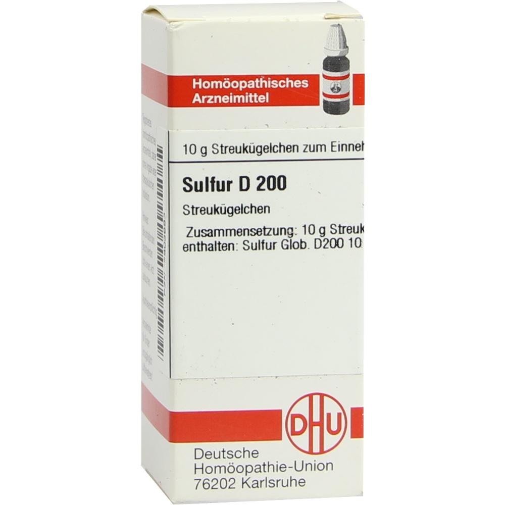 SULFUR D 200 Globuli 10 g Globuli