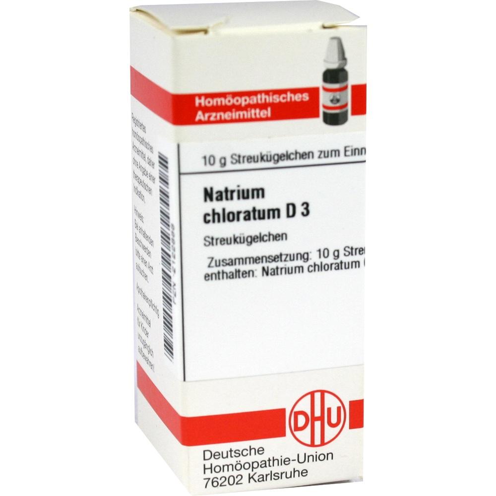 NATRIUM CHLORATUM D 3 Globuli 10 g Globuli