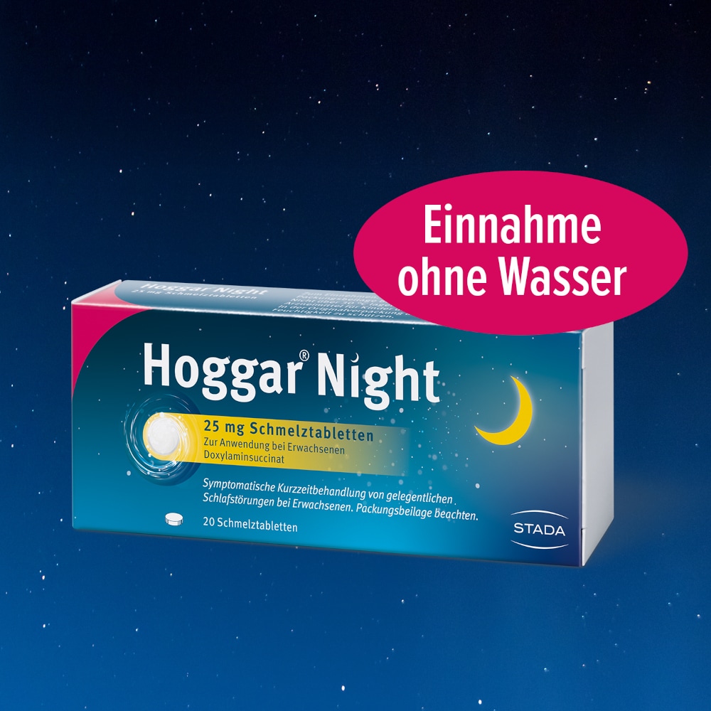Hoggar Night 25mg 10 St Schmelztabletten