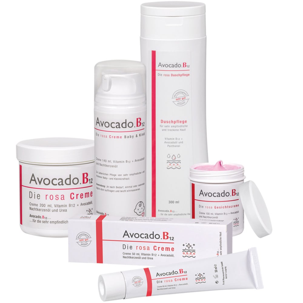 Avocado B12 rosa Creme Baby & Kind 140 ml Creme