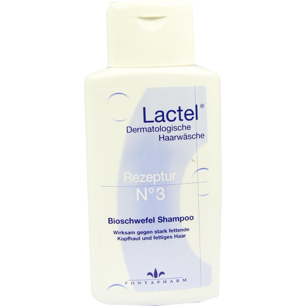 LACTEL Nr.3 Shampoo gegen stark fetten.Kopfhaut 200 ml Shampoo