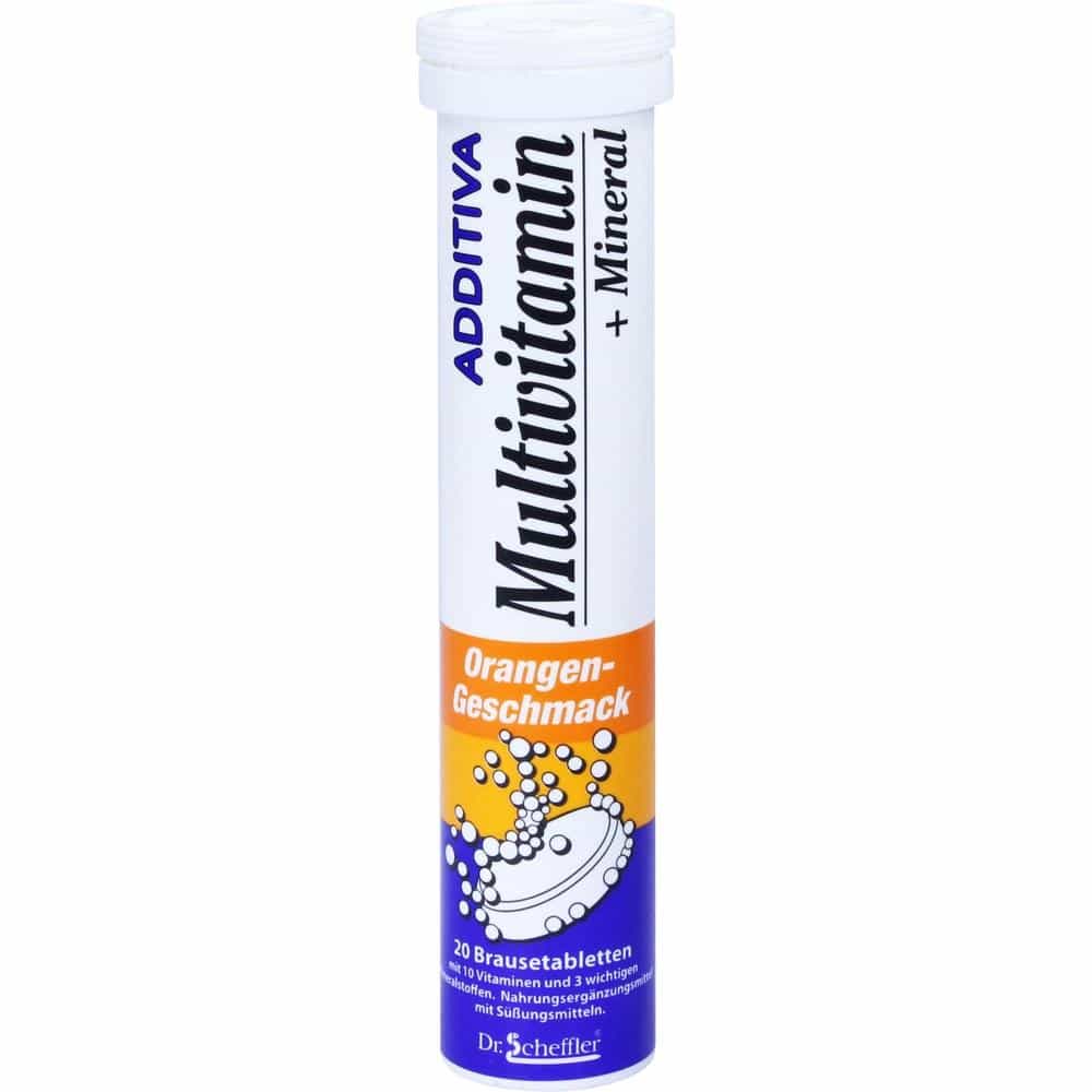 ADDITIVA Multivitamin + Mineral Orangengeschmack  20 St Brausetabletten