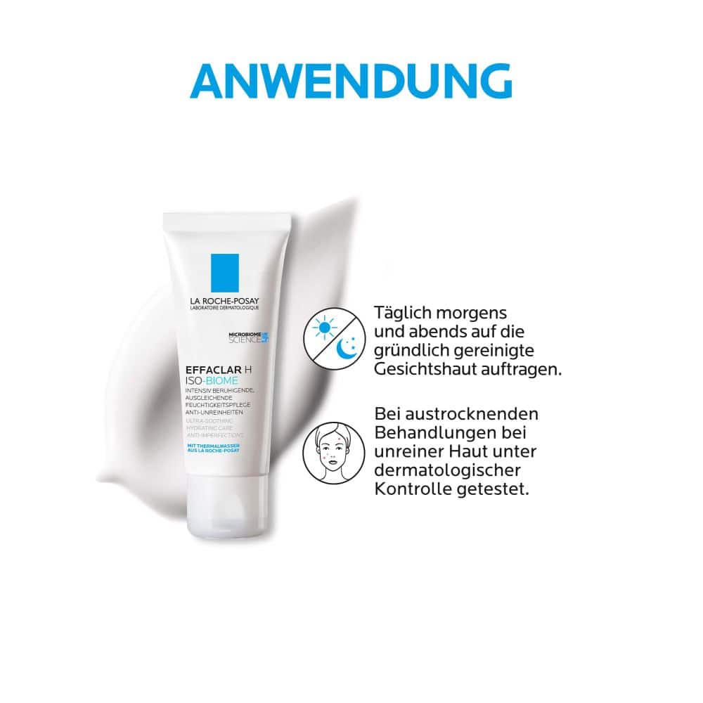 LA ROCHE-POSAY EFFACLAR H ISO-BIOME FEUCHTIGKEITSPFLEGE 40 ml Creme