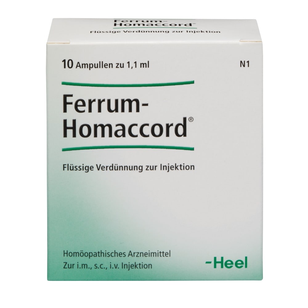 FERRUM HOMACCORD Ampullen 10 St Ampullen