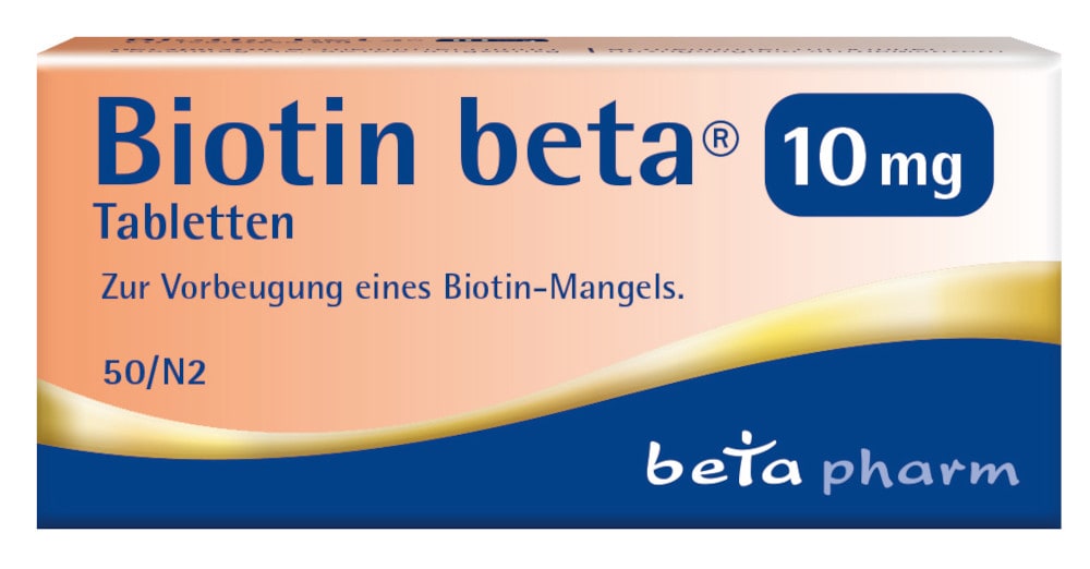 Biotin Beta 10 mg  50 St Tabletten