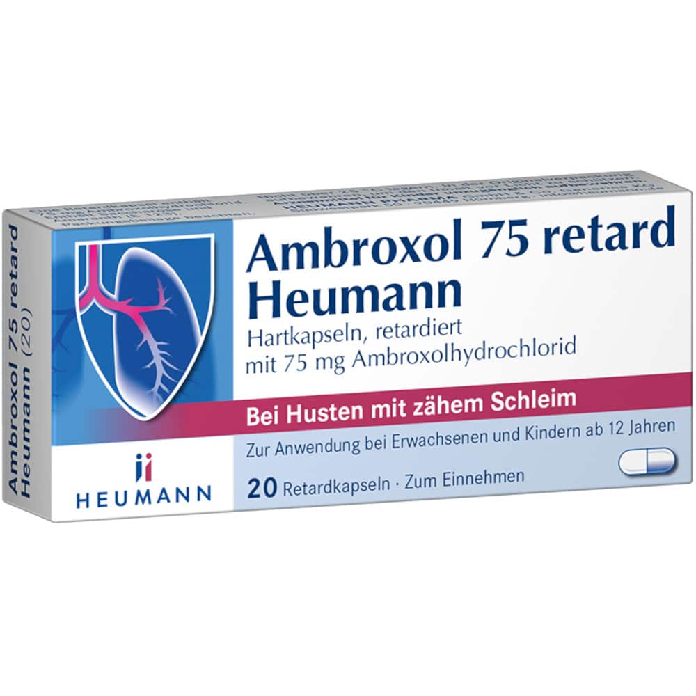 Ambroxol 75 retard Heumann 20 St Retard-Kapseln
