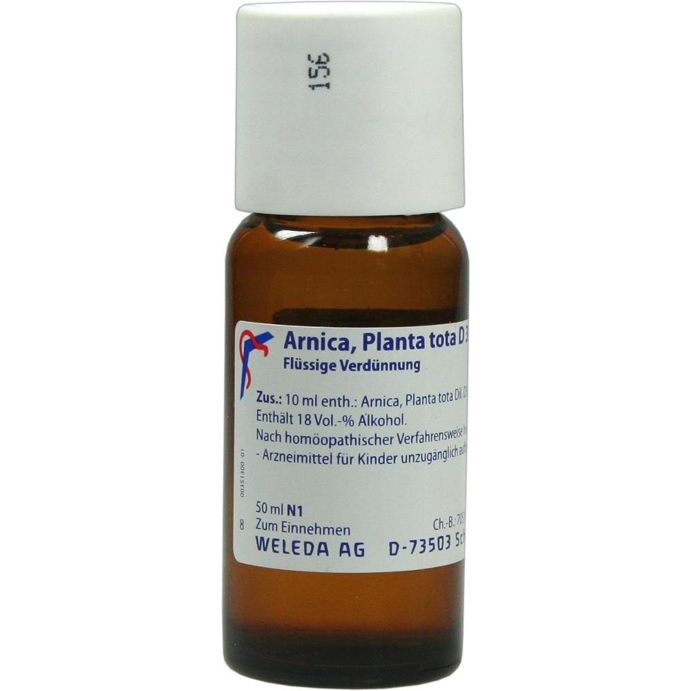 WELEDA ARNICA PLANTA tota D 3 Dilution 50 ml Dilution