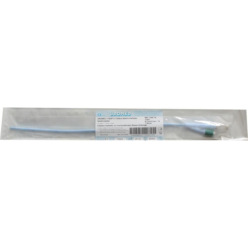 UROMED Ballonkath.Ch 14 Nelaton Silik.soft 1095 1 St Katheter