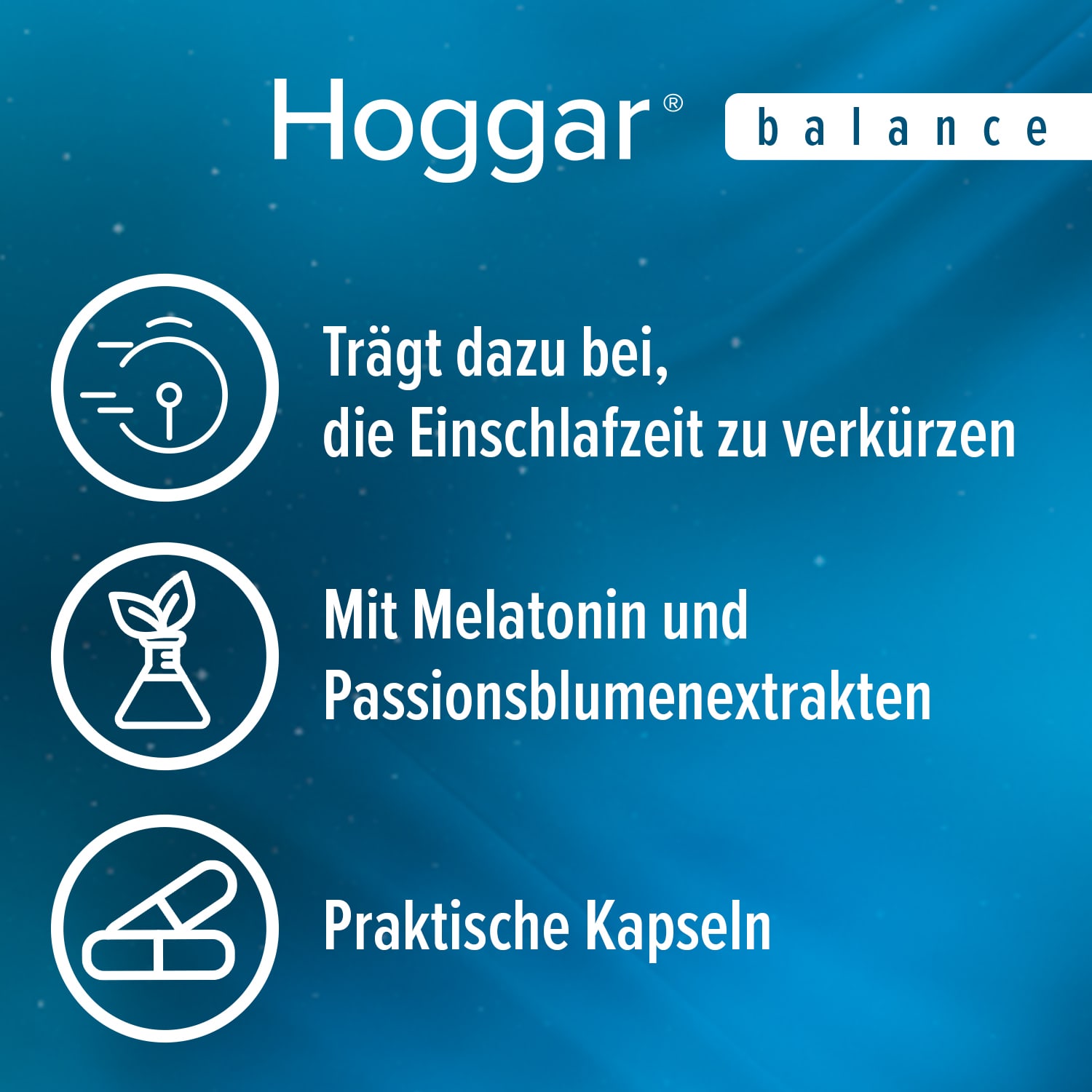 Hoggar MELATONIN balance 30 St Kapseln