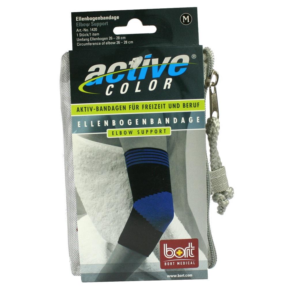 BORT ActiveColor Ellenbogenbandage medium schw. 1 St Bandage