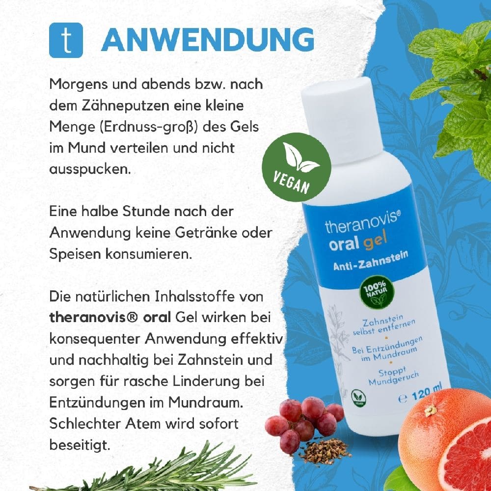 theranovis oral Zahnstein gel  120 ml Gel