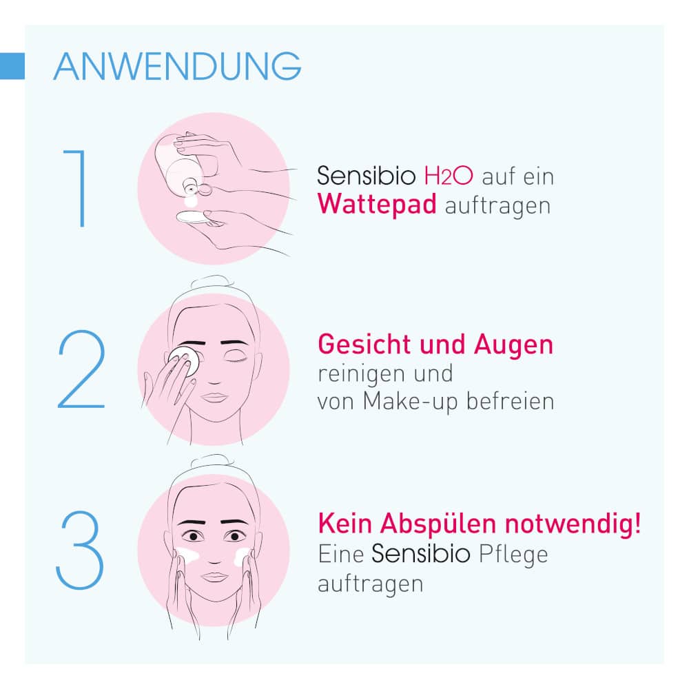 BIODERMA Sensibio H2O - Sanft reinigendes Mizellenwasser bei empfindlicher Haut 500 ml 500 ml Lösung