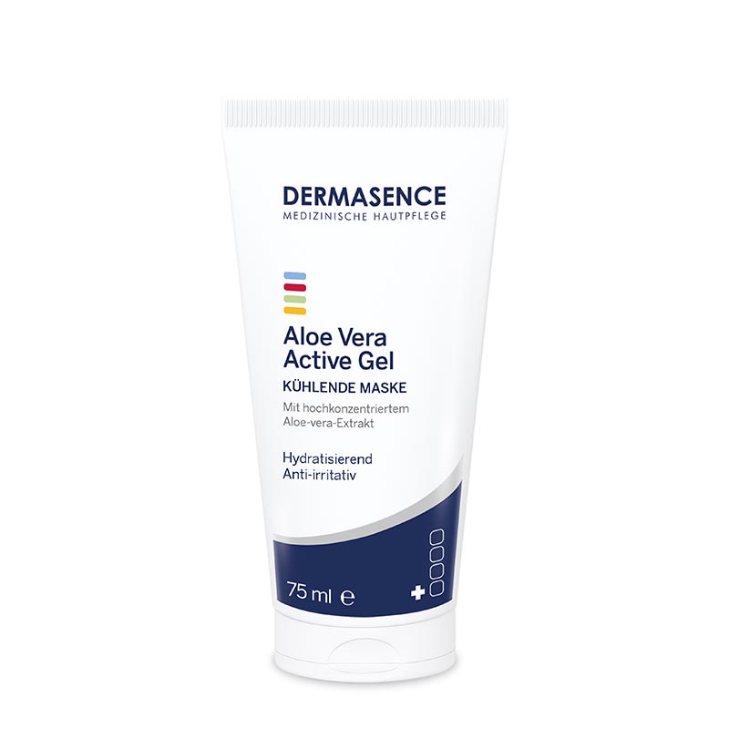 DERMASENCE Aloe Vera Active Gel KÜHLENDE MASKE 75 ml Gel