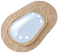ORTOLUX Air Uhrglasverband small gelocht 1 St Verband