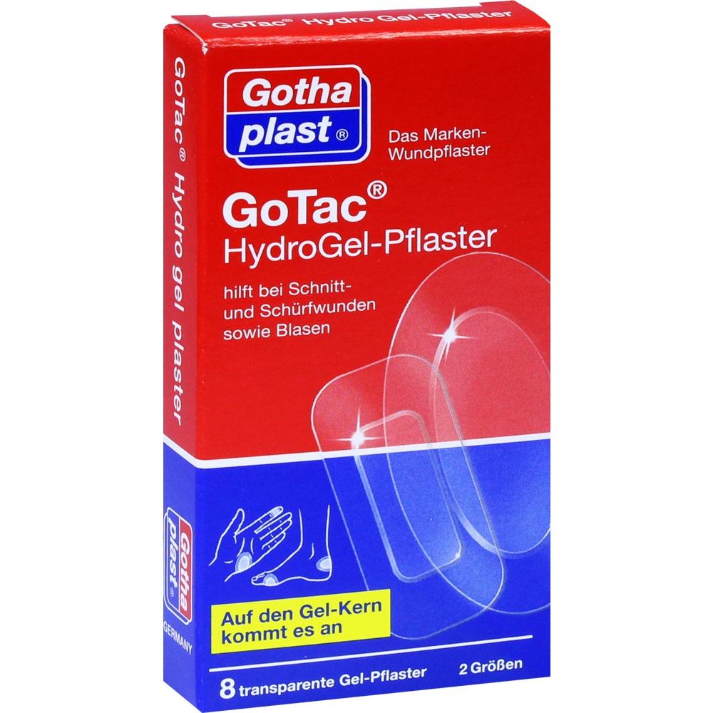 GOTAC HydroGel-Pflaster 2 Größen 8 St Pflaster