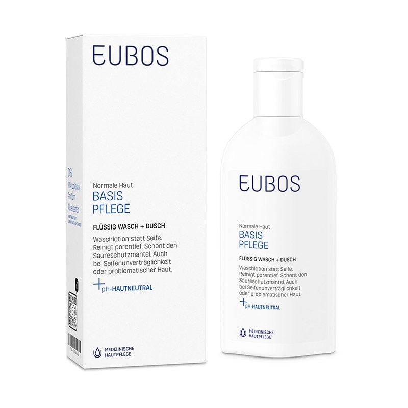 EUBOS BASIS PFLEGE WASCH + DUSCH 200 ml Flüssigkeit