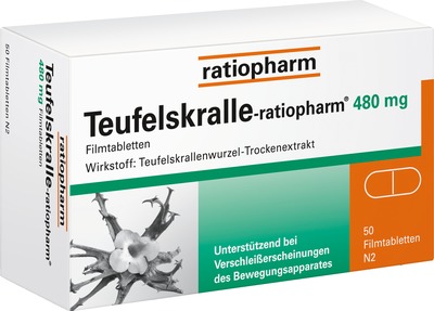Teufelskralle-ratiopharm bei Gelenkschmerz 50 St Filmtabletten