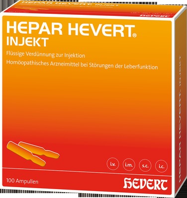 HEPAR HEVERT INJEKT 100X2 ml Ampullen