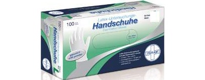 HANDSCHUHE Einmal Latex puderfrei S 100 St Handschuhe 100 St