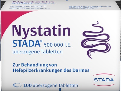 Nystatin STADA 500000 I.E. 100 St Überzogene Tabletten