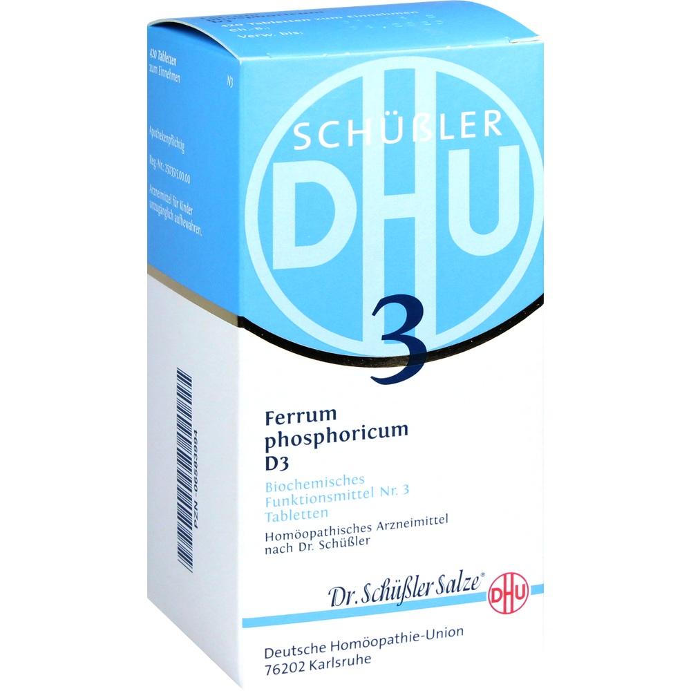 BIOCHEMIE DHU 3 Ferrum phosphoricum D 3 Tabletten 420 St Tabletten