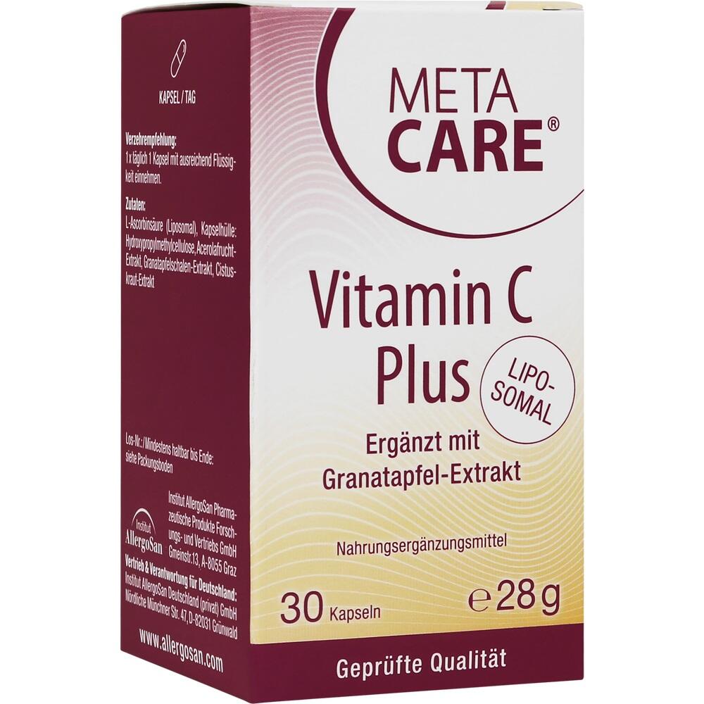 META CARE Vitamin C Plus 30 St Kapseln