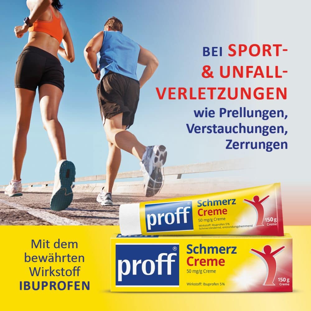 Proff Schmerzcreme 50mg/g 150 g Creme