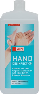 WEPA HANDDESINFEKTION 1000 ml Lösung