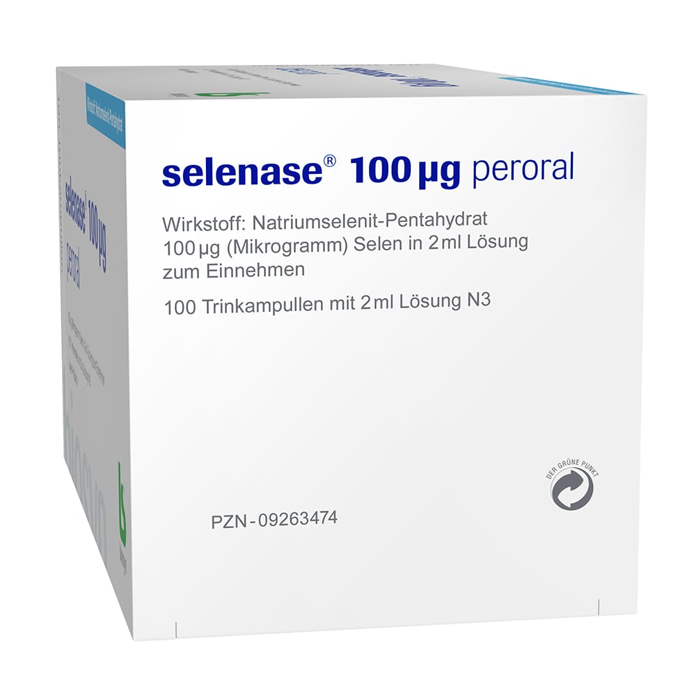 SELENASE 100 µg peroral Lösung zum Einnehmen 100X2 ml Lösung zum Einnehmen