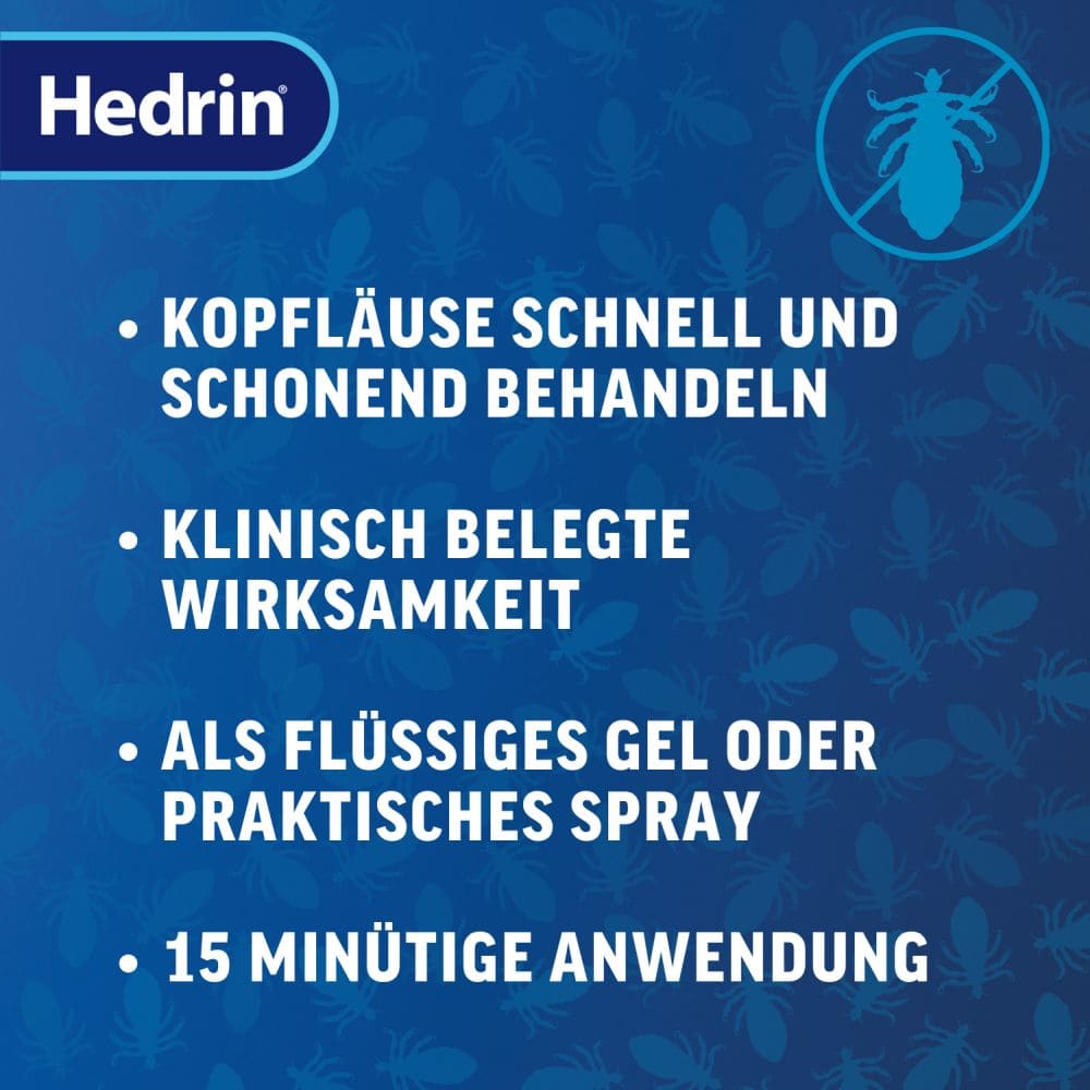 Hedrin Once Spray Gel 60 ml Spray