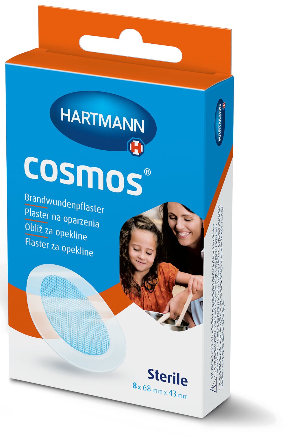 HARTMANN cosmos Brandwundenpflaster 8 St Pflaster