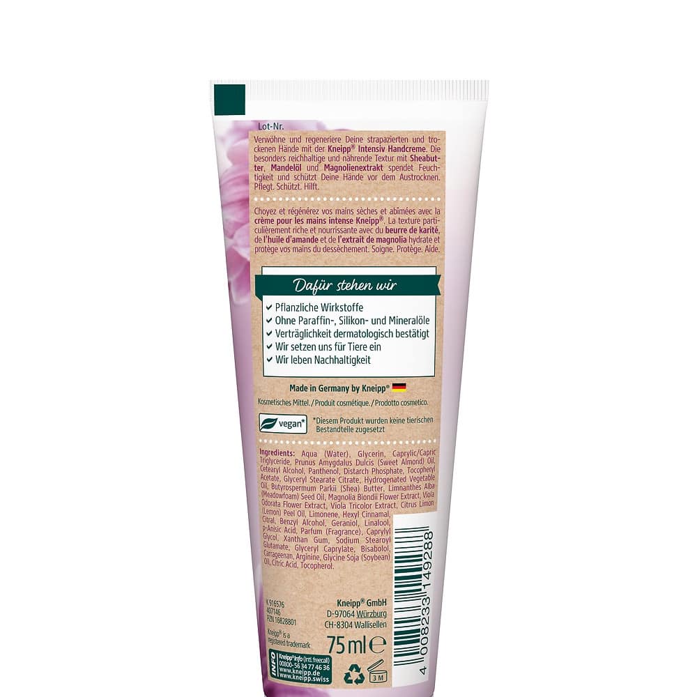 Kneipp Blütentraum Intensiv HANDCREME  75 ml Creme