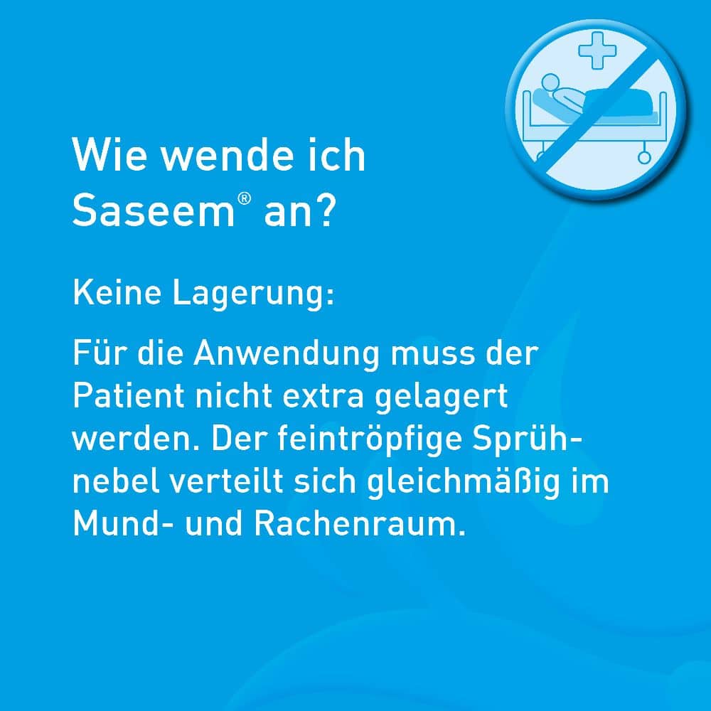 Saseem Mundspray - der Speichelersatz bei Mundtrockenheit  60 ml Pumplösung