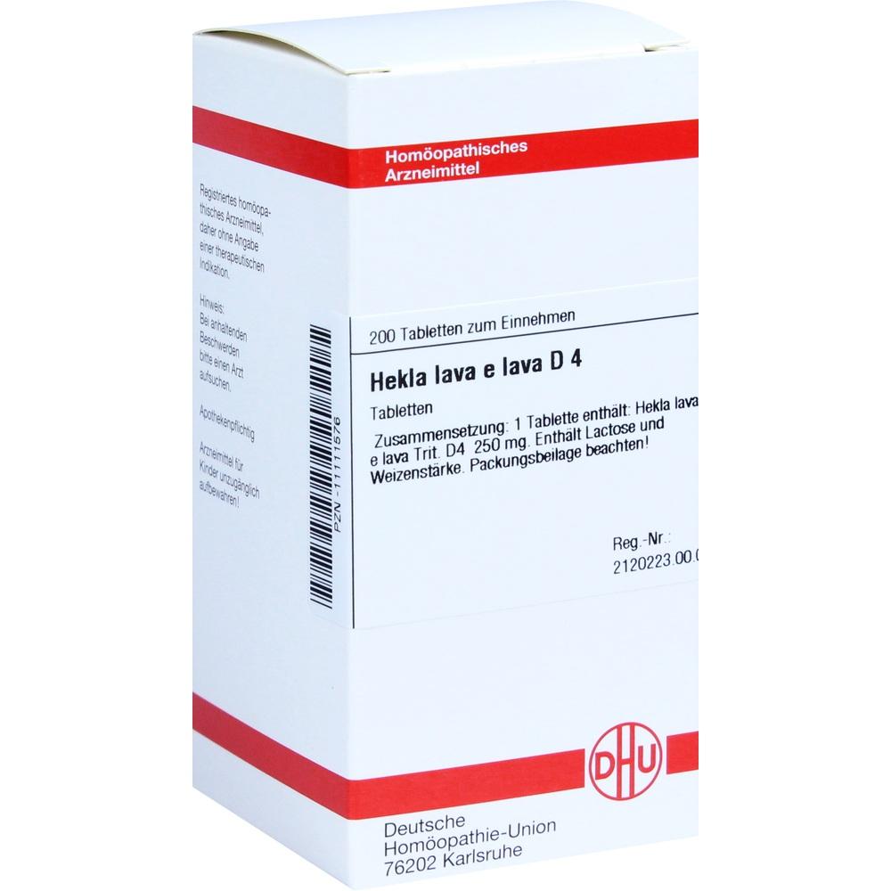 HEKLA lava e lava D 4 Tabletten 200 St Tabletten