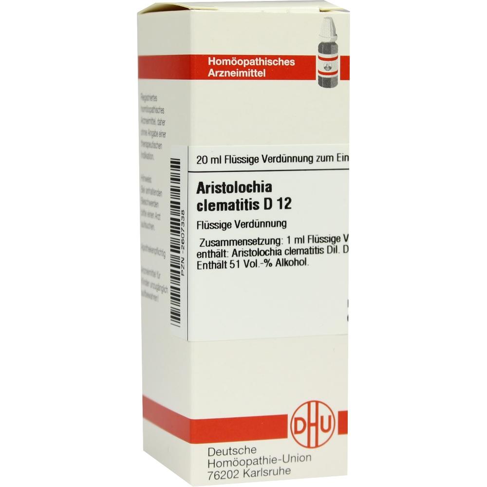 ARISTOLOCHIA CLEMATITIS D 12 Dilution 20 ml Dilution