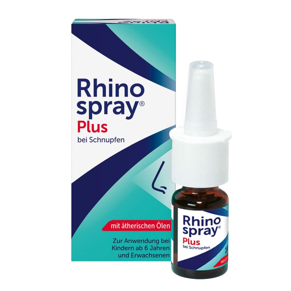 Rhinospray Plus Nasenspray bei Schnupfen 10 ml Dosierspray