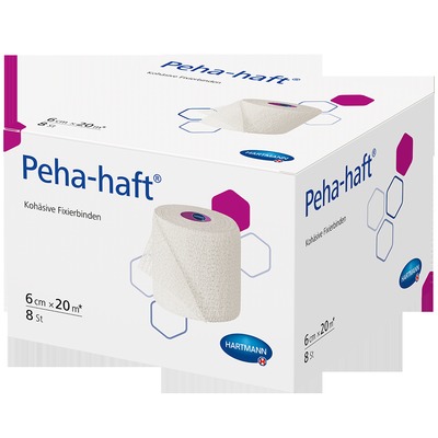 PEHA-HAFT Fixierbinde latexfrei 6 cmx20 m 8 St Binden