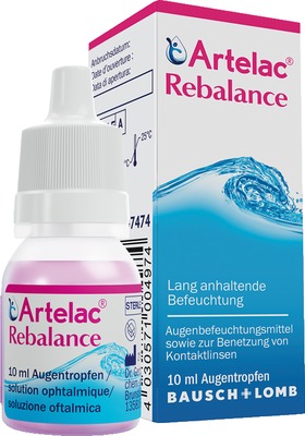 Artelac Rebalance Augentropfen für gereizte trockene Augen 10 ml Augentropfen