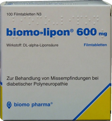 Biomo-lipon 600mg 100 St Filmtabletten