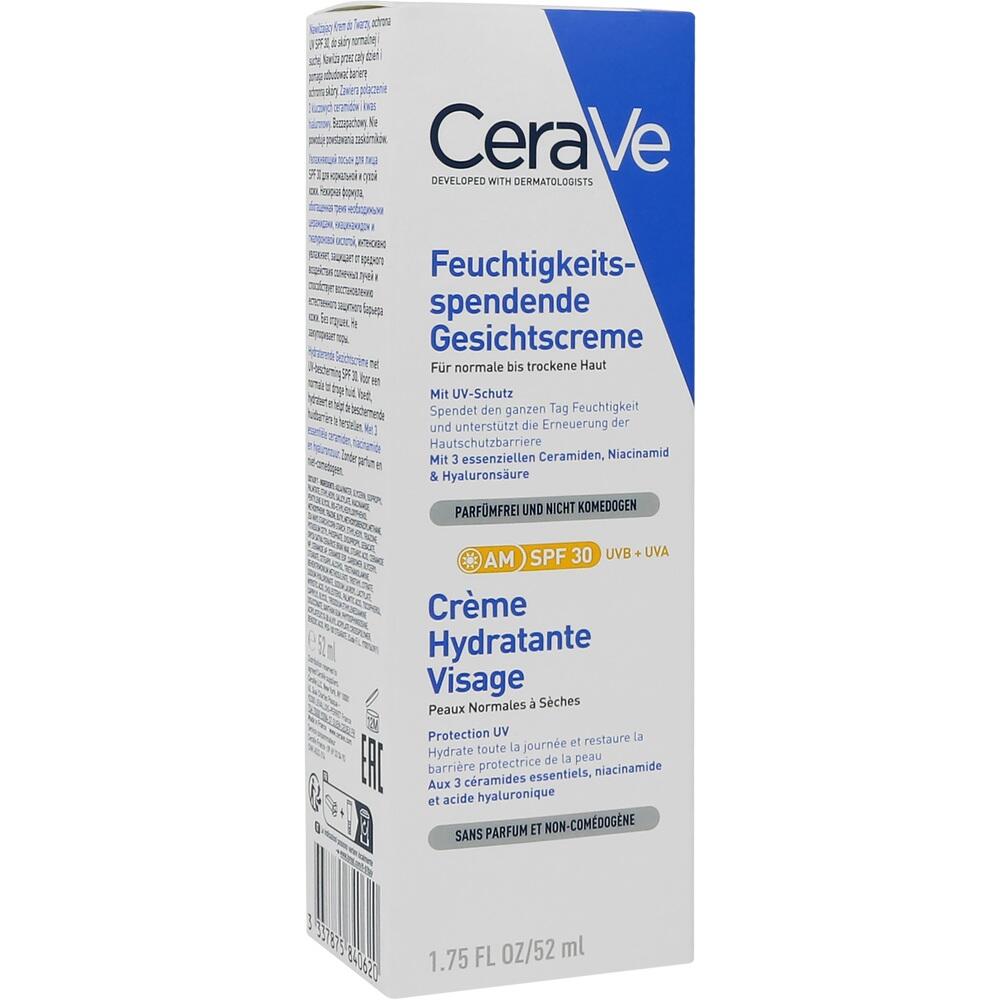 CeraVe Feuchtigkeitsspendende Gesichtscreme SPF30 52 ml Creme