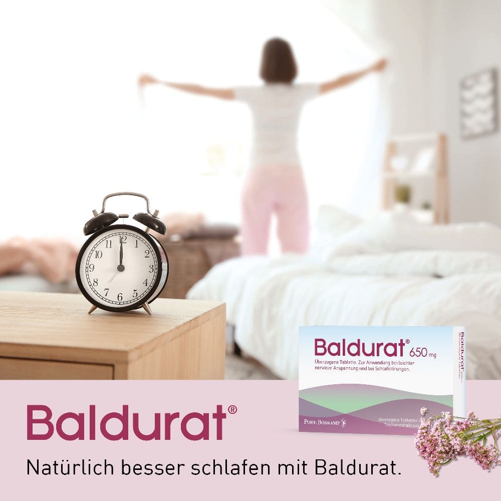 Baldurat bei Schlafstörungen 20er 20 St Filmtabletten