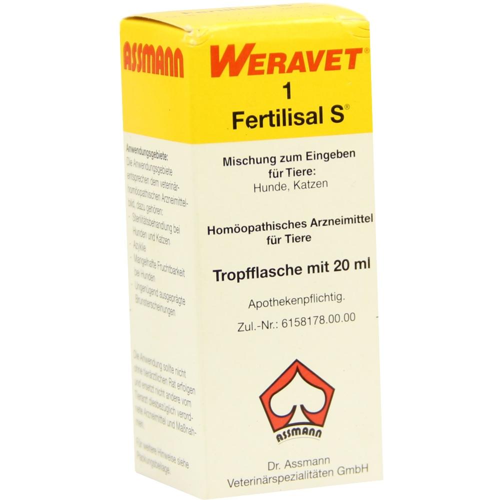 FERTILISAL S1 Tropf.f.Hunde/Katzen/heim-u.Zootiere 20 ml Tropfen