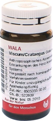 WALA Viscum/Crataegus 20 g Globuli